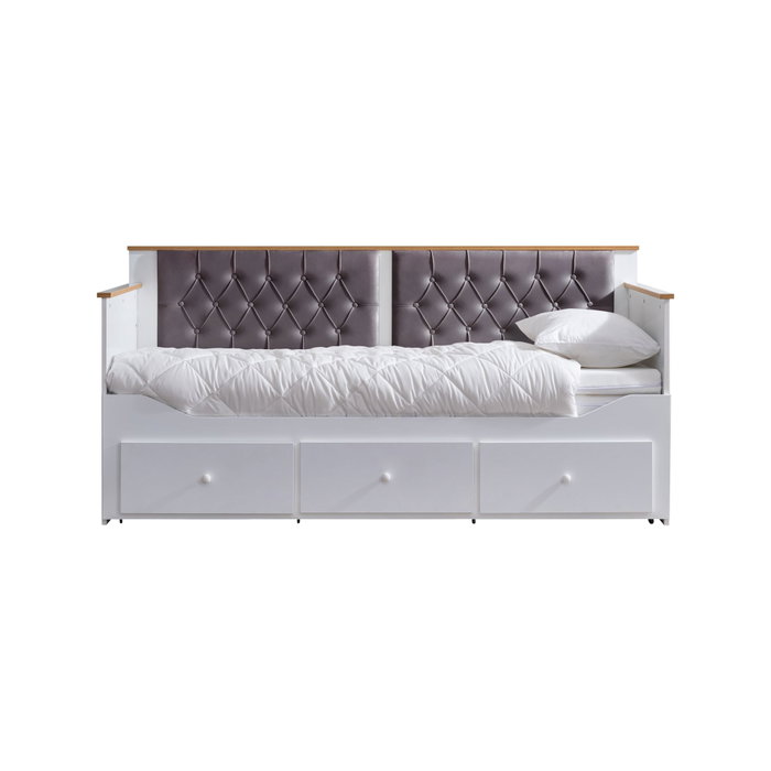 Hanah Home Alacati Cama de día - Blanco y Antracita